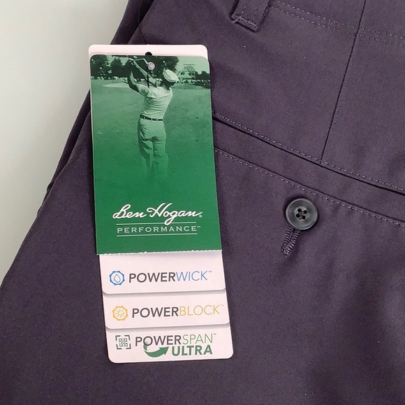 Ben Hogan Performance Nine iron flat front Power Series Golf shorts size 30 NWT - Picture 11 of 14